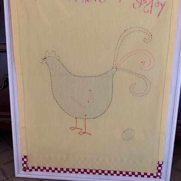 Sur La Table Embroidered Appliqué Rise and Shine Tea Towels Set of 3 NWT - Picture 8 of 15